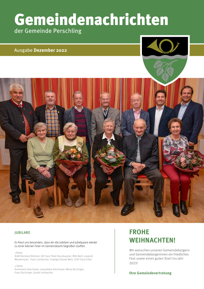 Gemeindezeitung Perschling 2022